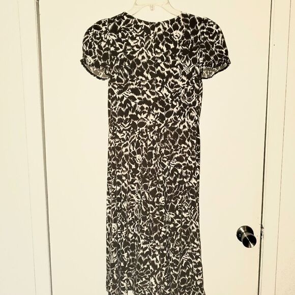 BCBGMAXAZRIA Brown and cream Maxi wrap dress - Picture 5 of 5